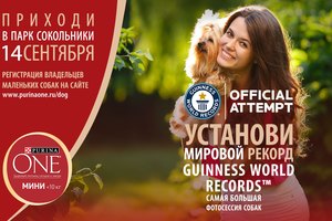Guinness World Records™ в номинации "Крупнейшая фотосессия собак"