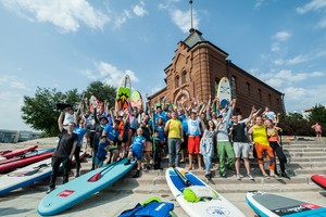 SUP-регата на Москве-реке