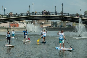 SUP-регата на Москве-реке