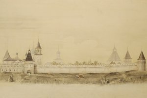 Калязин. Фрески затопленного монастыря