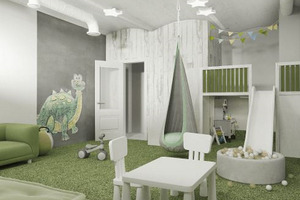 Green & White Loft