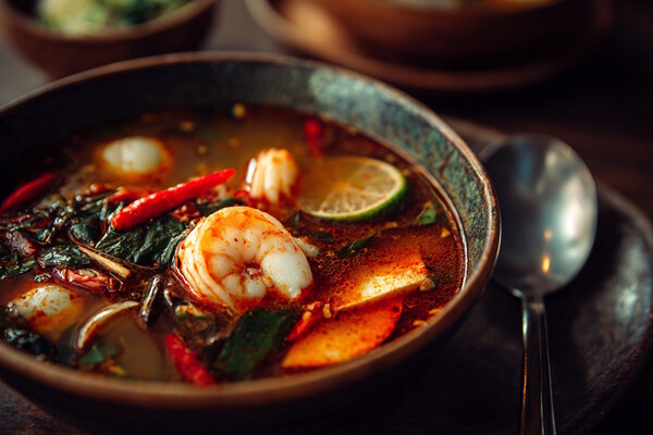 Турнир по поеданию том-яма в Streat