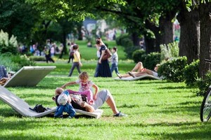 Весенний пикник в Парке Горького