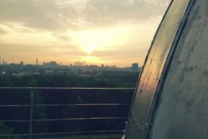 Москва с крыши
