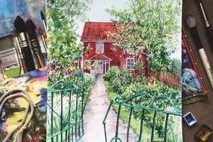 Рисуем скандинавские домики | 25 июня