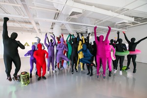 Зентаи прогулка в москве Zentai Walk in Moscow