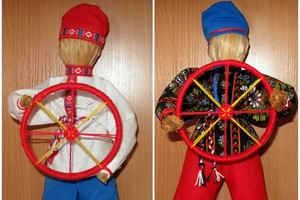 Мастер-класс: Кукла Спиридон-Солнцеворот