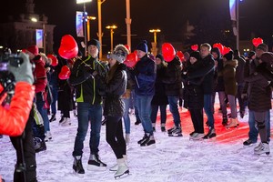 День Влюблённых на катке ВДНХ